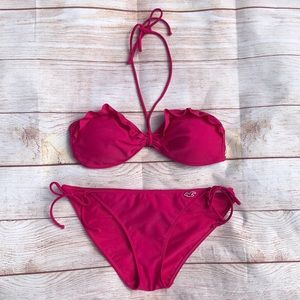 Hollister Halter Bandeau Bikini Large